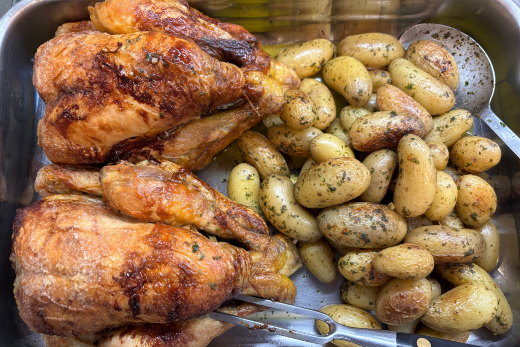 Rôtisserie le week-end à l'épicerie du poujol